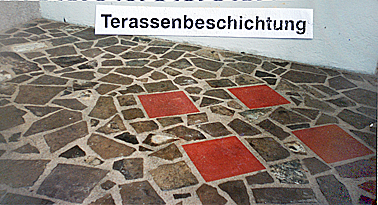 Terrassenbeschichtung