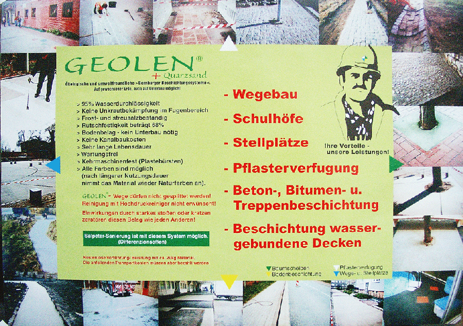 Flyer mit Schulhof S2